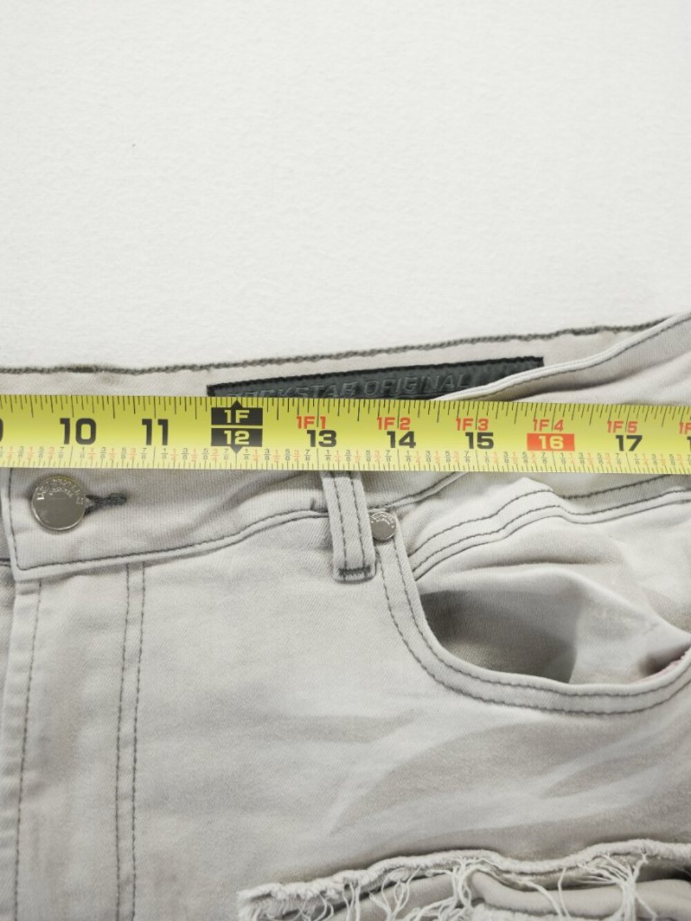 Rockstar Original RSM 205 Flare Jeans Men 38x35 Streetwear Y2K Denim Pants - Picture 4 of 10